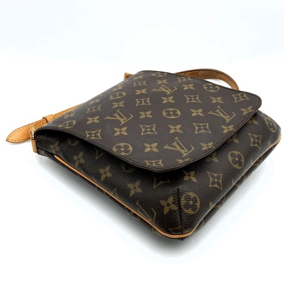 LOUIS VUITTON Authentic Brown Monogram Canvas Shoulder Bag - Picture 5 of 9